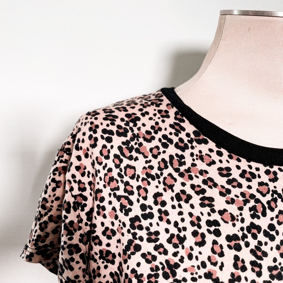 garage cheetah print crop top! - Picture 2 of 2